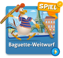 Baguette Weitwurf